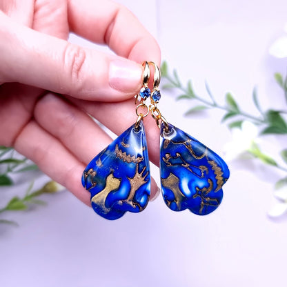 Drops Blue Halloween Earrings