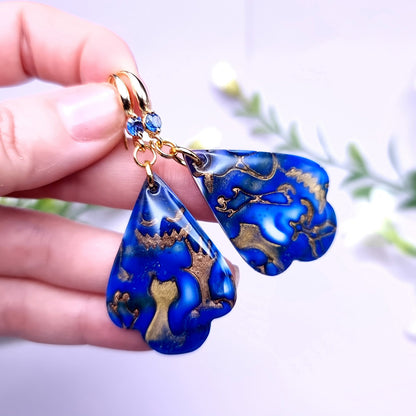 Drops Blue Halloween Earrings