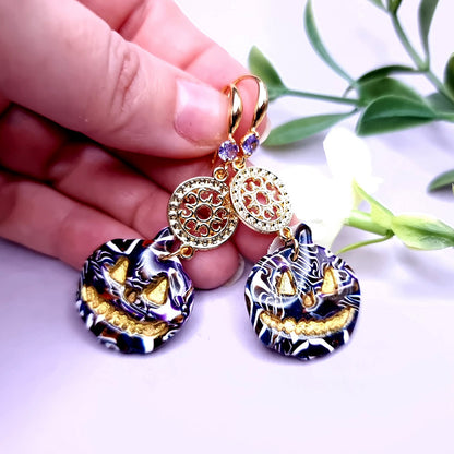 Halloween Pumpkin Earrings