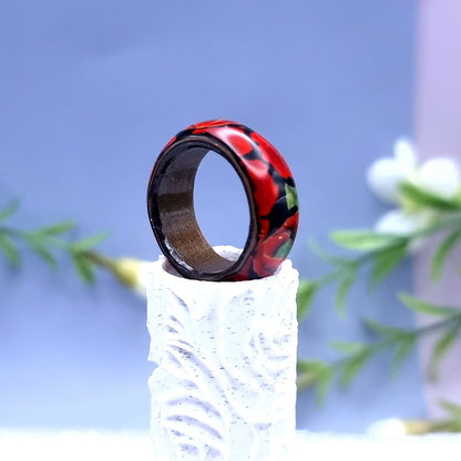 Poppy Rings Plain, Size 8