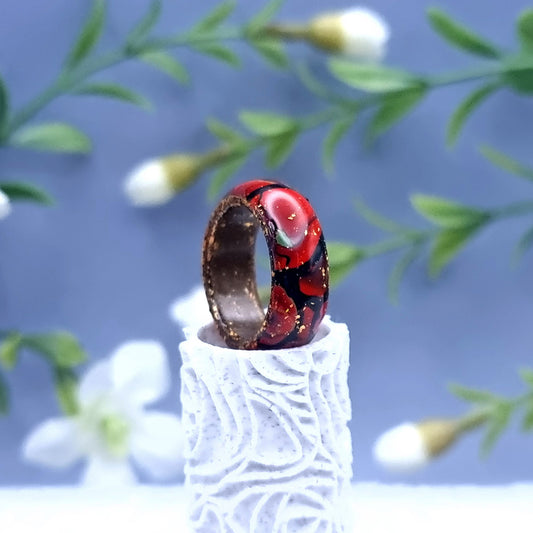 Poppy Thin Ring, Size 7