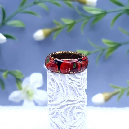 Poppy Thin Ring, Size 7