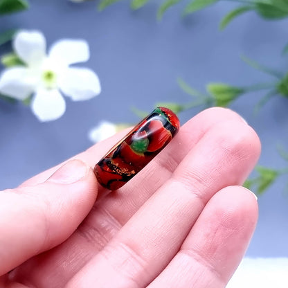 Poppy Flowers Ring, Size 10