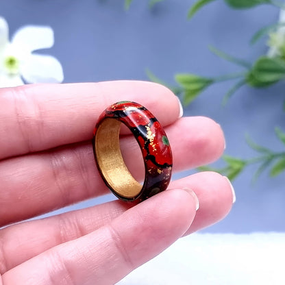 Poppy Ring Thin, Size 10