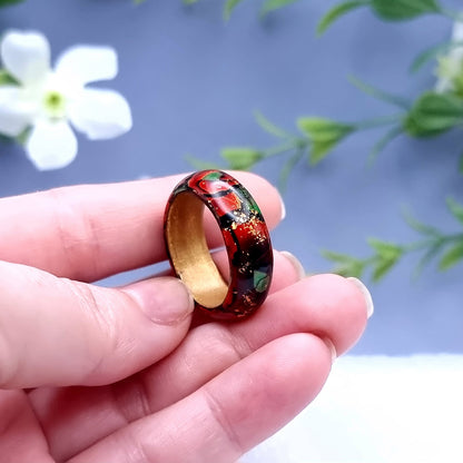 Poppy Ring Thin, Size 10