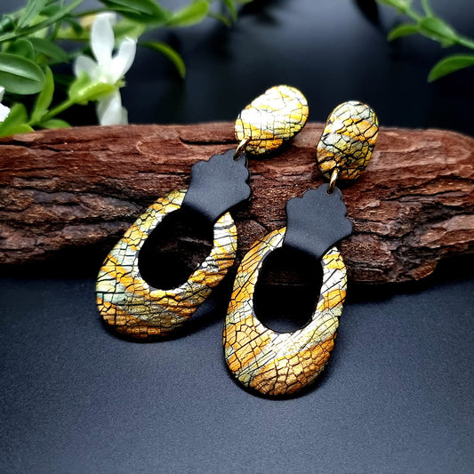 Golden Style Earrings