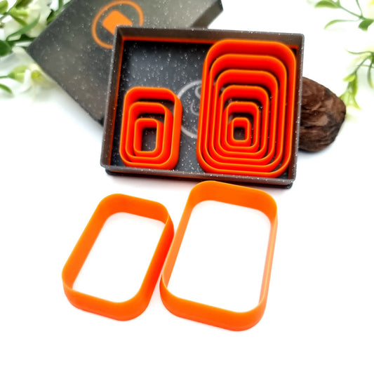 Rectangle Rounded 6:4 - Polymer Clay Cutter