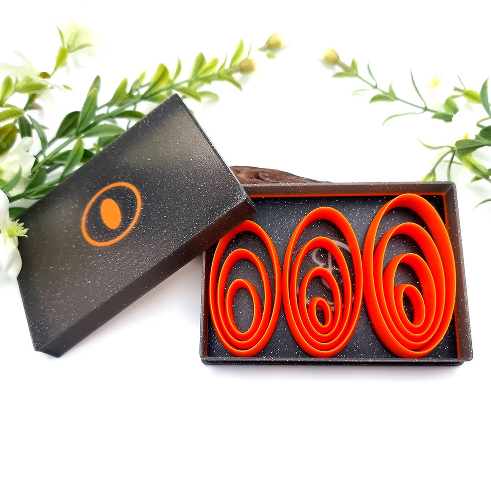 Oval 6:3 - Set of 11 Clay Cutters