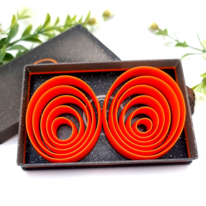 Oval 6:5 - Set of 11 Polymer Clay Cutters