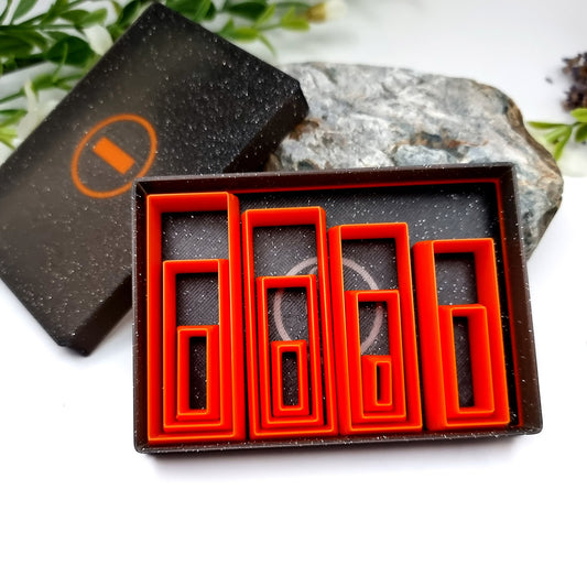 Rectangle 6:2 - Set of 11 Polymer Clay Cutters