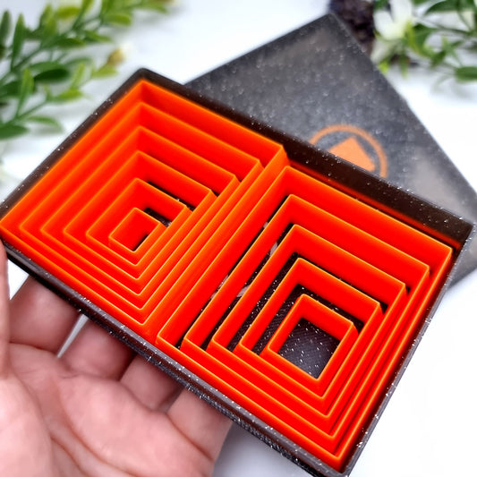 Rectangle 6:5 - Set of 11 Polymer Clay Cutters