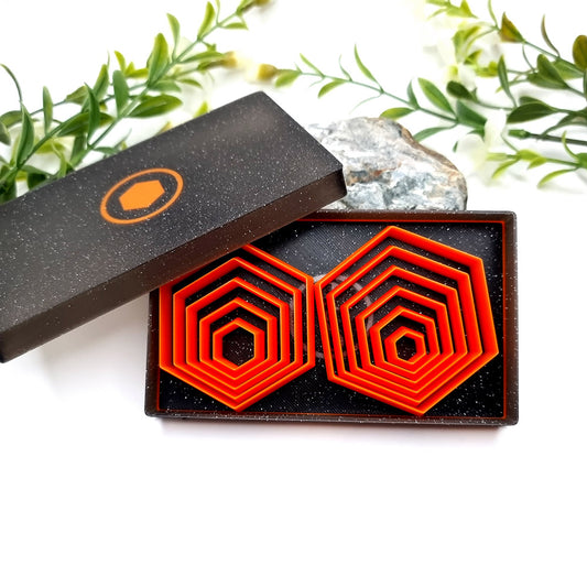 Hexagon - Set of 11 Polymer Clay Cutters
