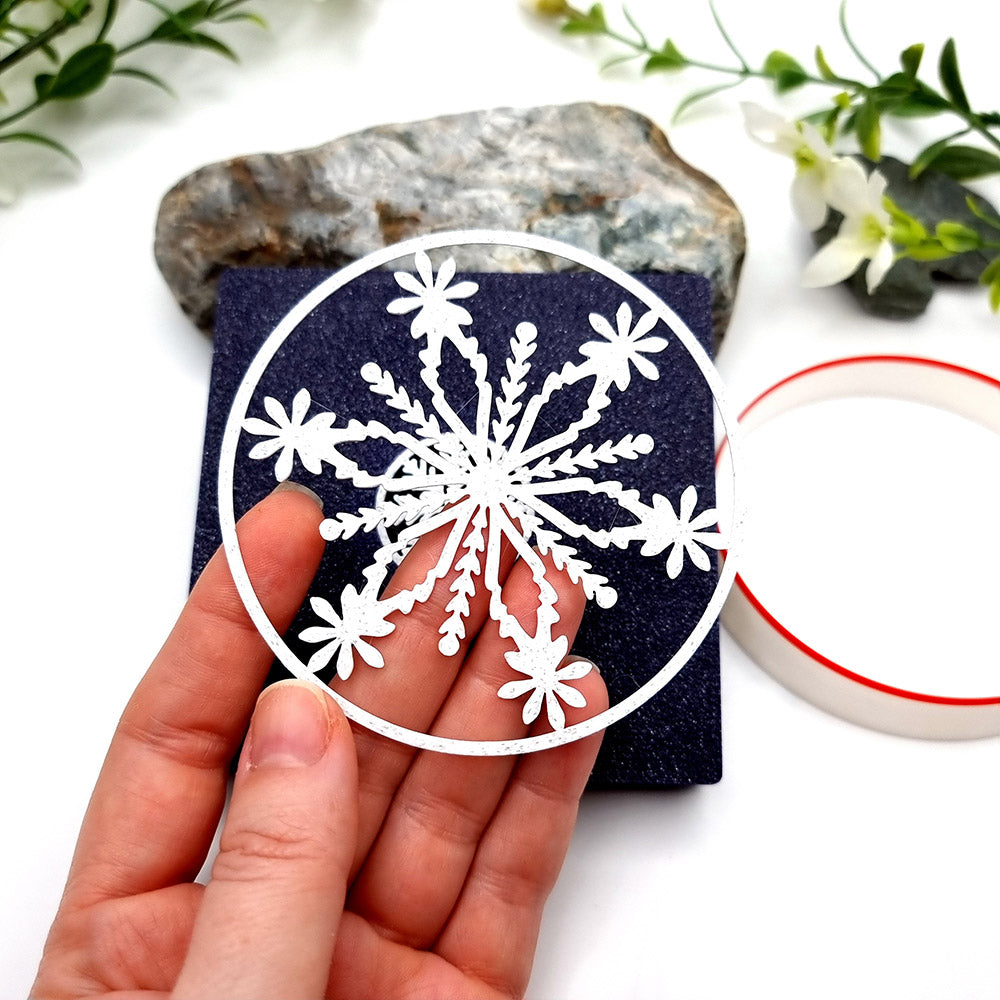 Set of 12+1 Stencils - Snowflakes Collection