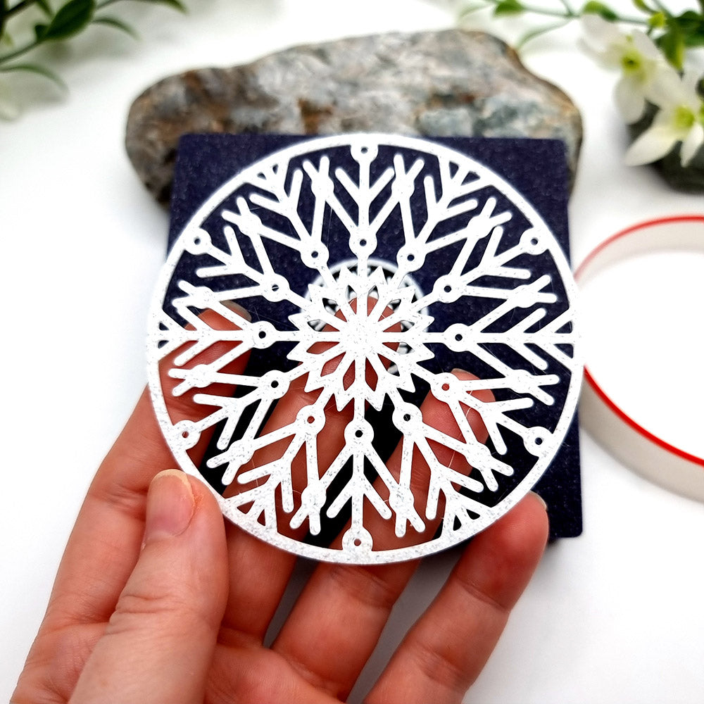 Set of 12+1 Stencils - Snowflakes Collection