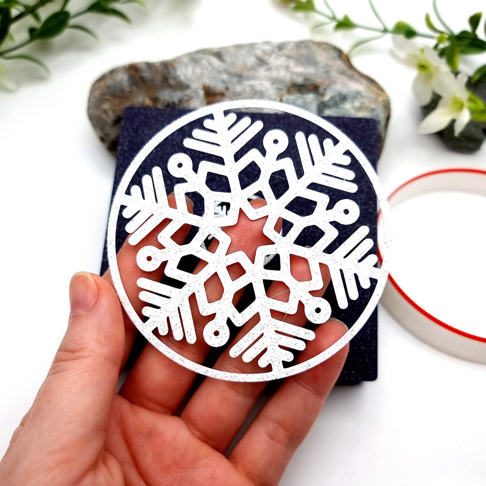 Set of 12+1 Stencils - Snowflakes Collection