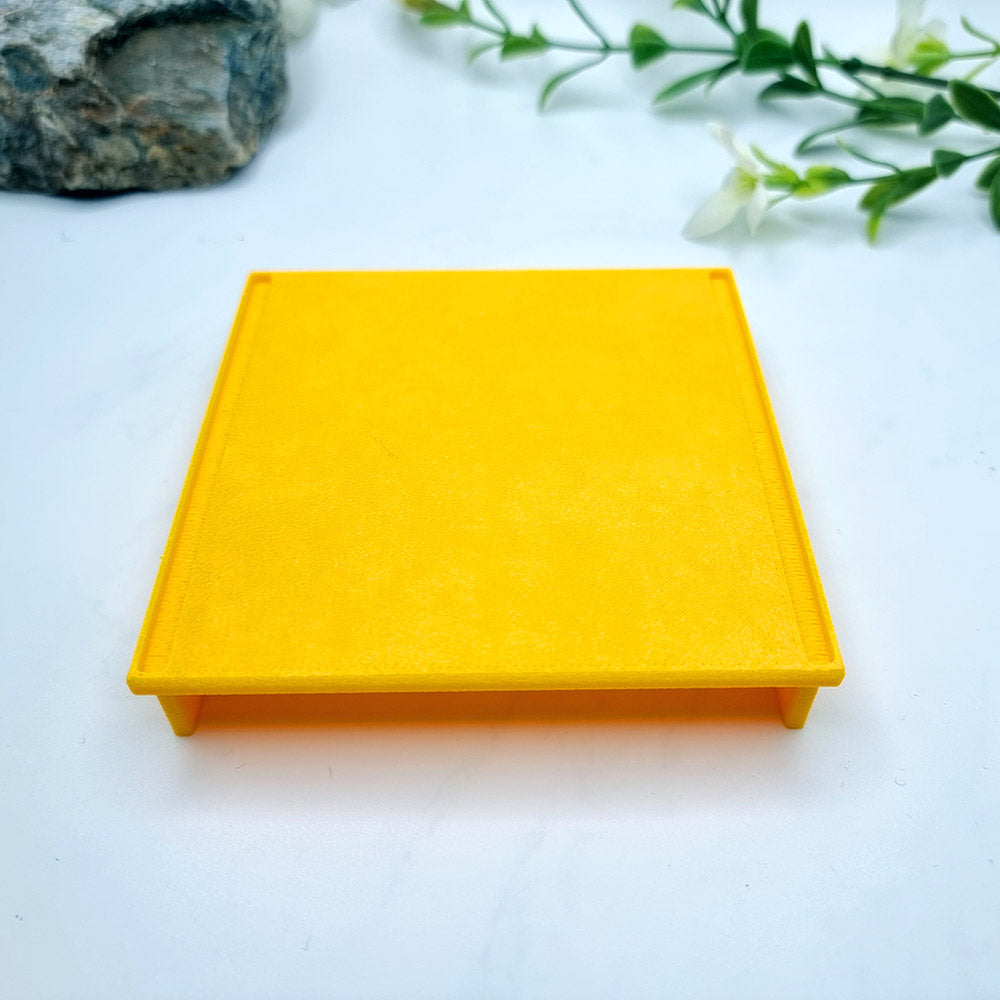 Stackable Flat Textured Baking Base 10x10cm (1pcs)