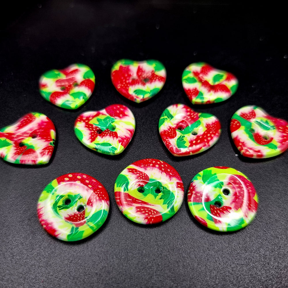 Strawberry Buttons set