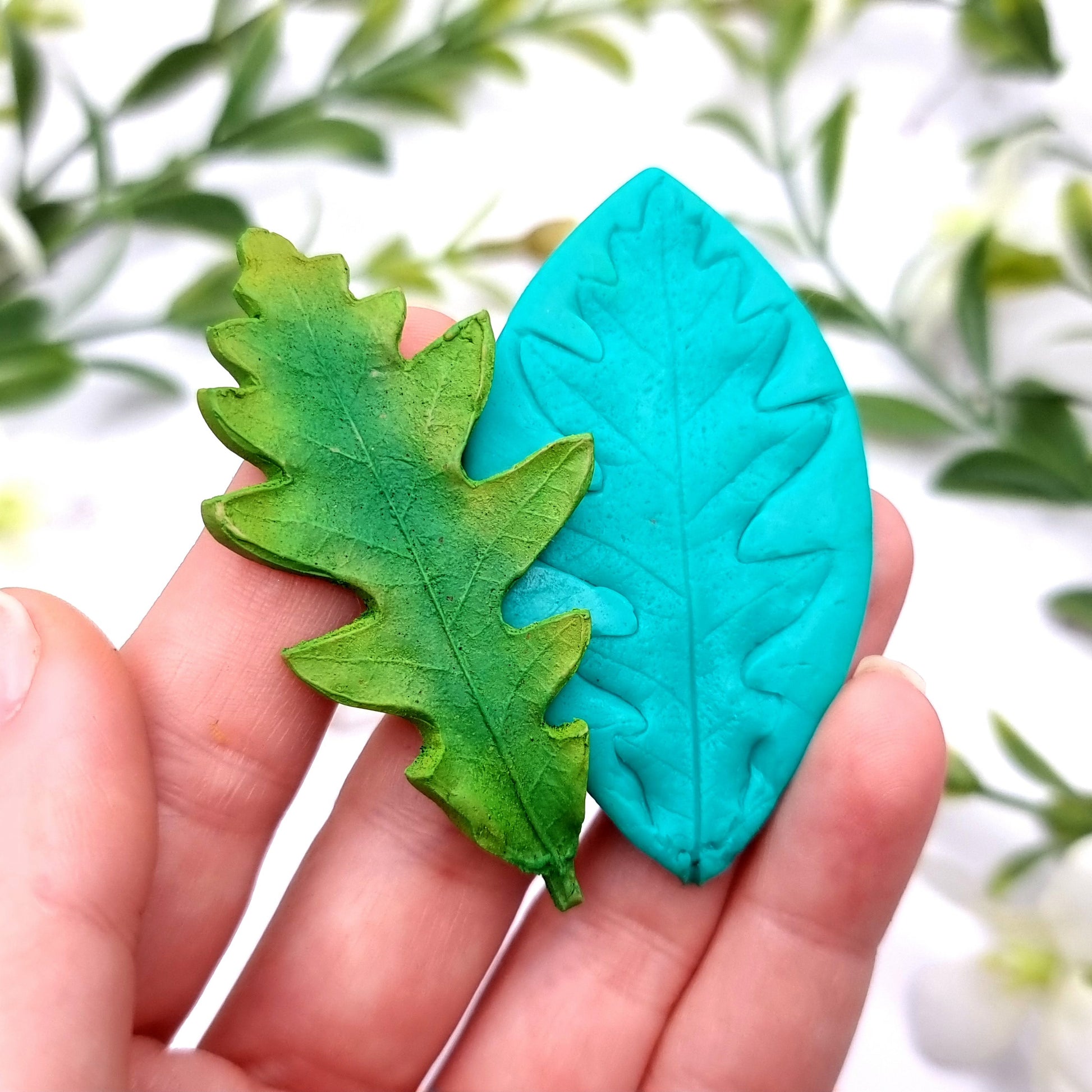 Natural Real Oak Leaf #1, 6cm Silicone Mold SweetyBijou Tools   