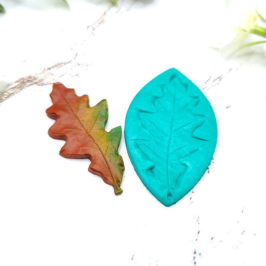 Natural Real Oak Leaf #8, 5.5cm Silicone Mold SweetyBijou Tools   