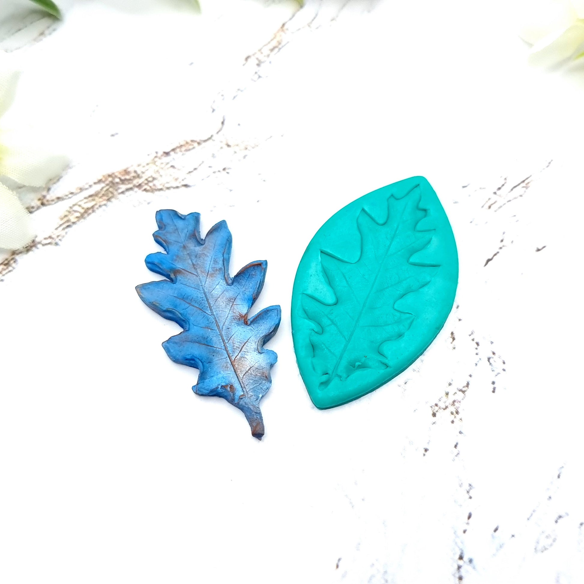 Natural Real Oak Leaf #10, 5cm Silicone Mold SweetyBijou Tools   