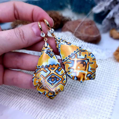 Ukrainian Motifs Earrings #3 Earrings SweetyBijou Jewelry   