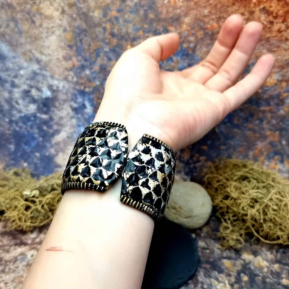 Polymer clay flexible bracelet Bracelet SweetyBijou Jewelry   