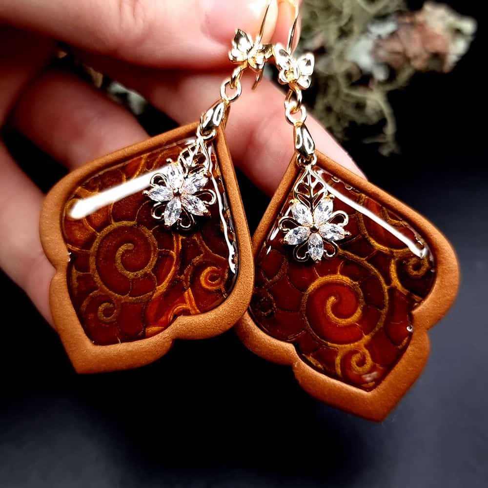 Polymer clay Earrings "Sweet Morocco" Earrings SweetyBijou Jewelry   