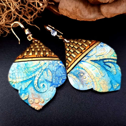 Polymer clay Earrings "Fairy Tales of Morocco" Earrings SweetyBijou Jewelry   