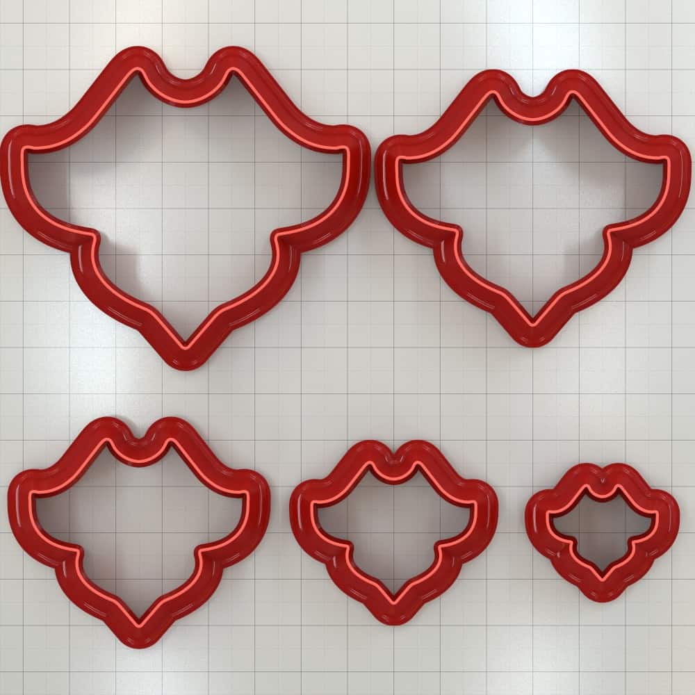 Unique Heart-Shaped Clay Cutter Plastic Cutters SweetyBijou Tools   