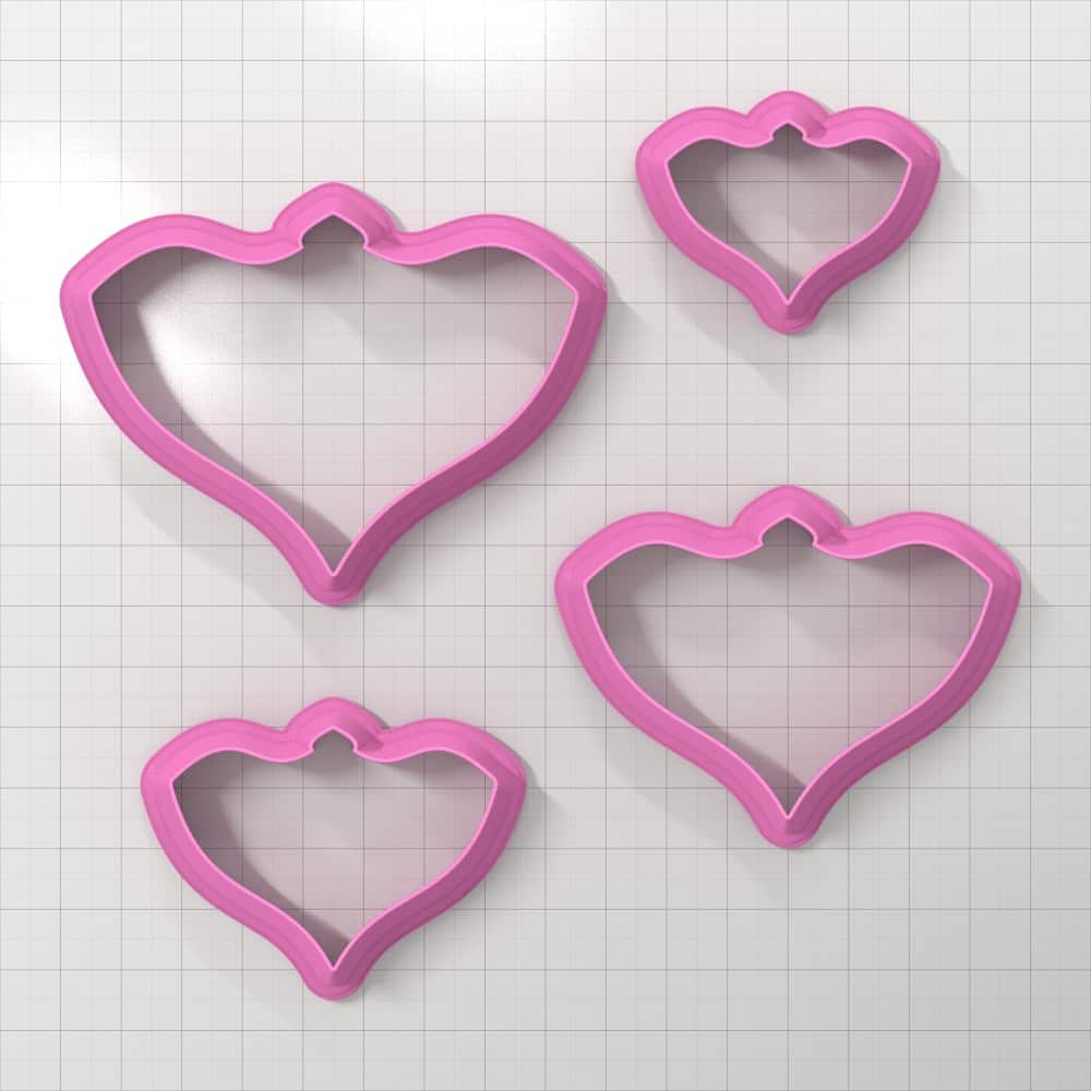 Sweetheart Silhouette Cutters Plastic Cutters SweetyBijou Tools   