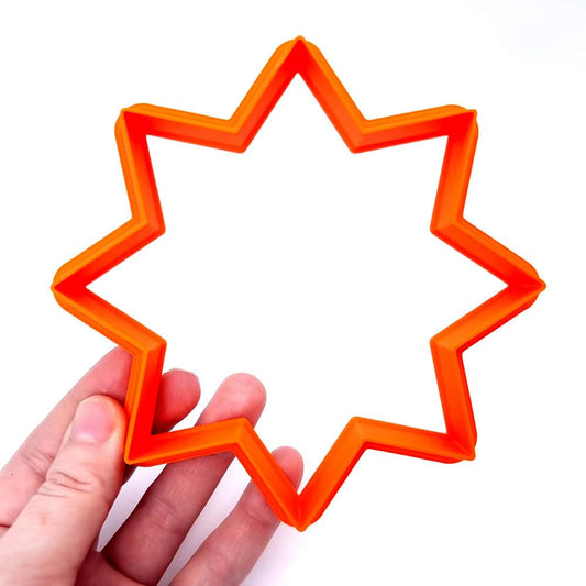 Huge Star 8-Pointed Cutter Plastic Cutters SweetyBijou Tools 8cm  