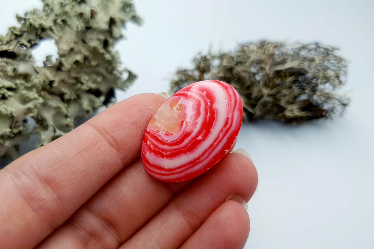 5 pcs Faux Pink Stones from Polymer Clay (Set #4) Cabochons SweetyBijou Cabochons   