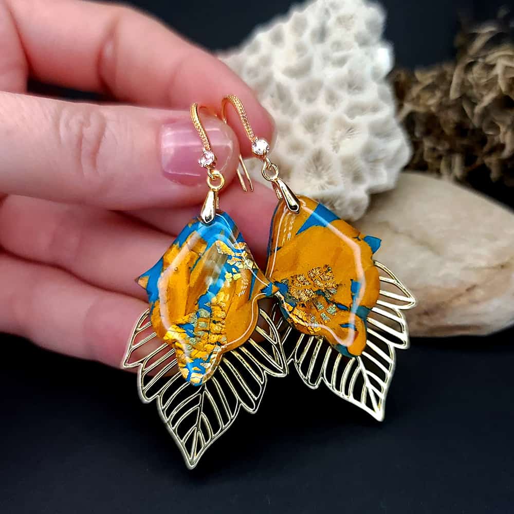 Romantic Earrings "Ice and Flame" Earrings SweetyBijou Jewelry   