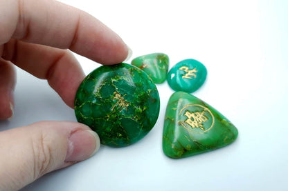 4 pcs cabochons Faux Jade Stone from Polymer Clay Cabochons SweetyBijou Cabochons   