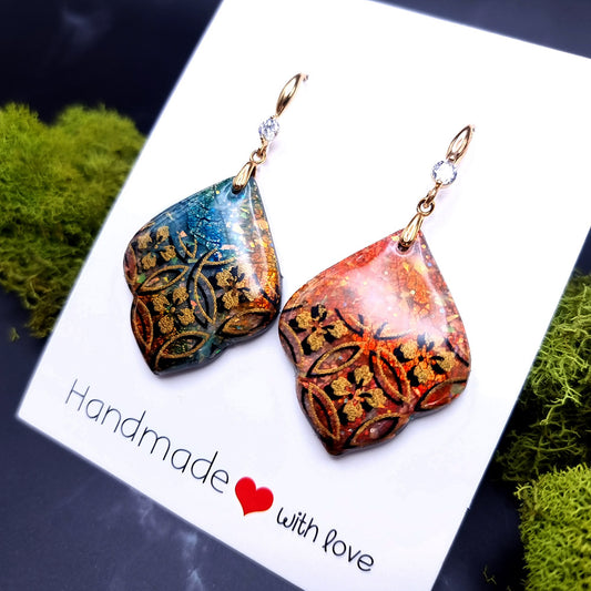 Cathedral Hues Drop Earrings - Perfect Valentine's Day Gift