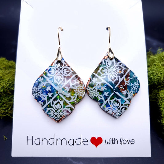 Stained Glass Earrings - Quintessential Love Statement
