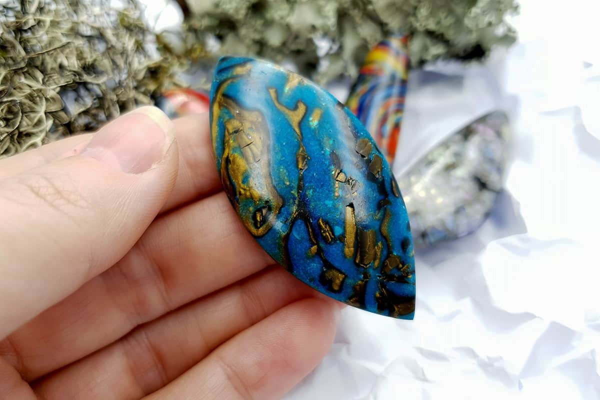 4 pcs Labradorite Pietersite Stone Mix (Set #2) Cabochons SweetyBijou Cabochons   