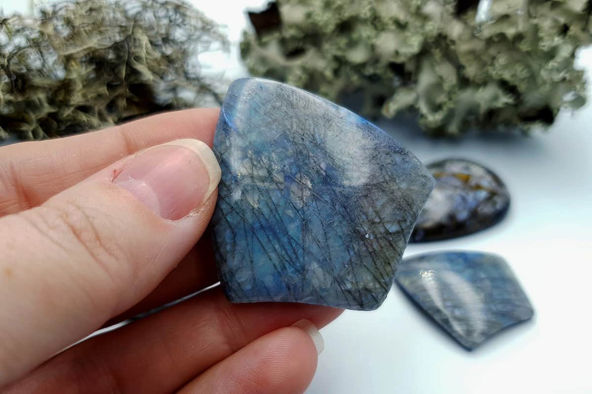 6 pcs Labradorite Pietersite Stone Mix (Set #8) Cabochons SweetyBijou Cabochons   