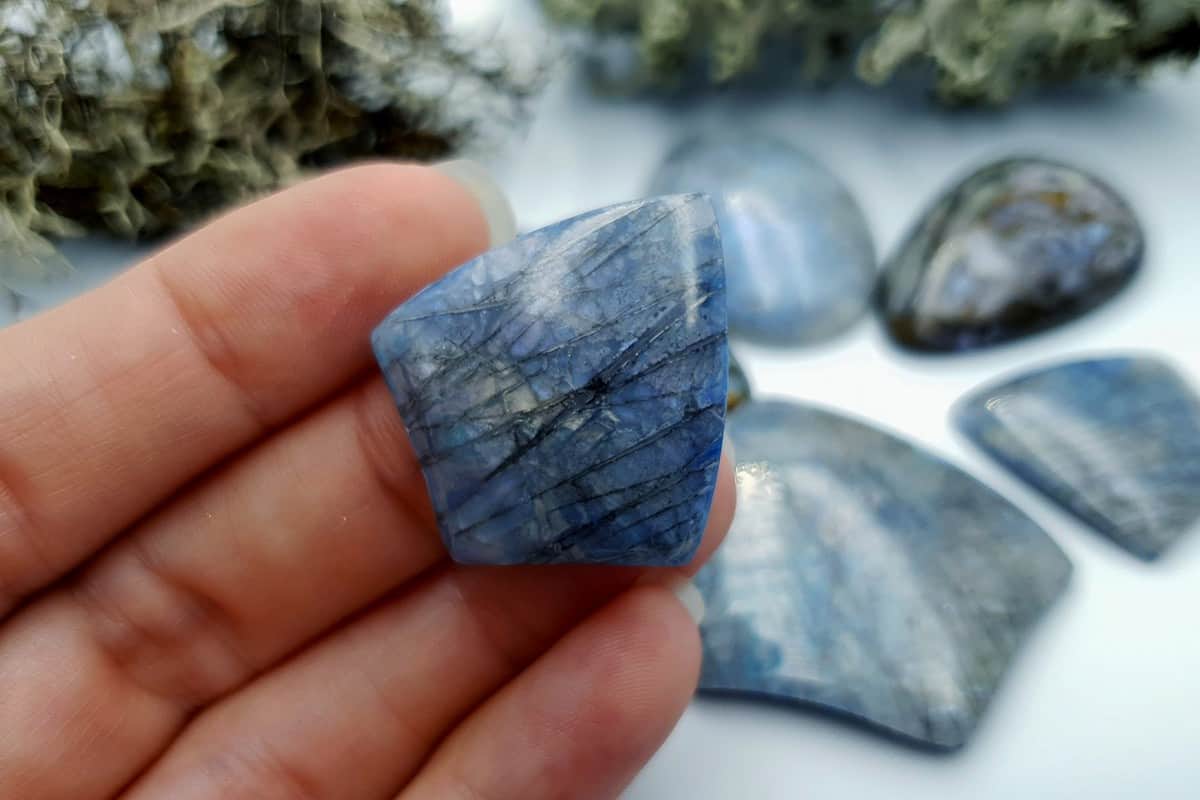 6 pcs Labradorite Pietersite Stone Mix (Set #8) Cabochons SweetyBijou Cabochons   