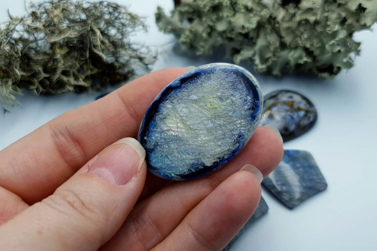 6 pcs Labradorite Pietersite Stone Mix (Set #8) Cabochons SweetyBijou Cabochons   