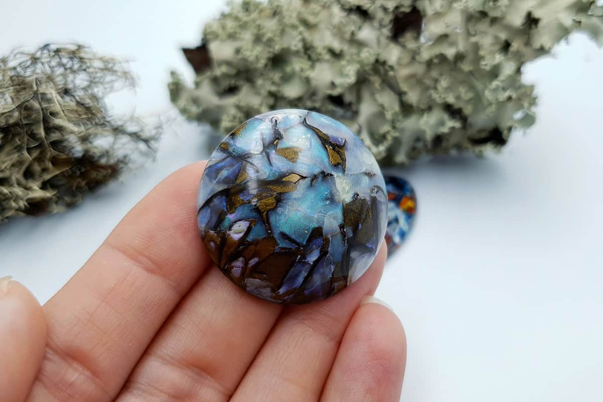 4 pcs Labradorite Pietersite Stone Mix (Set #10) Cabochons SweetyBijou Cabochons   