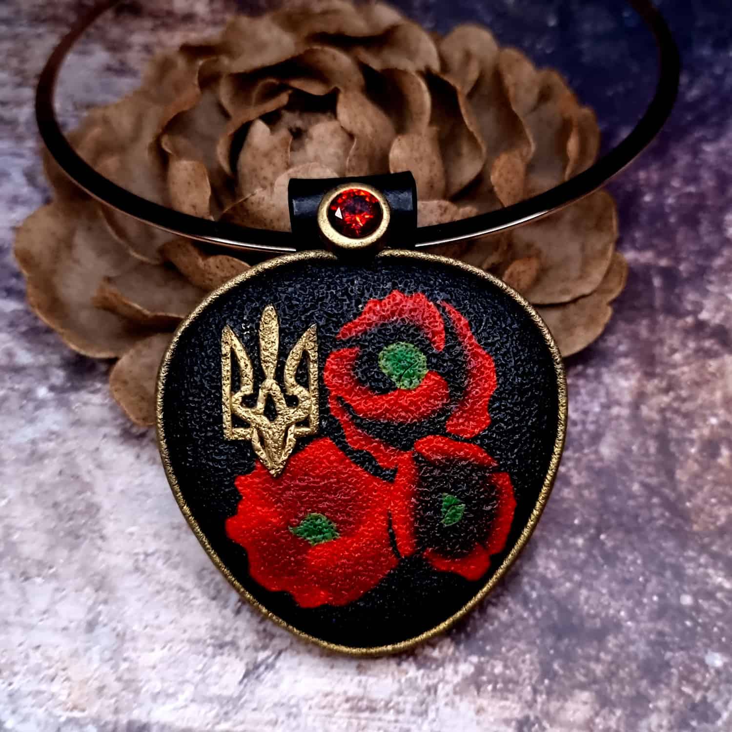 My Blooming Ukraine - Pendant Pendant SweetyBijou Jewelry   