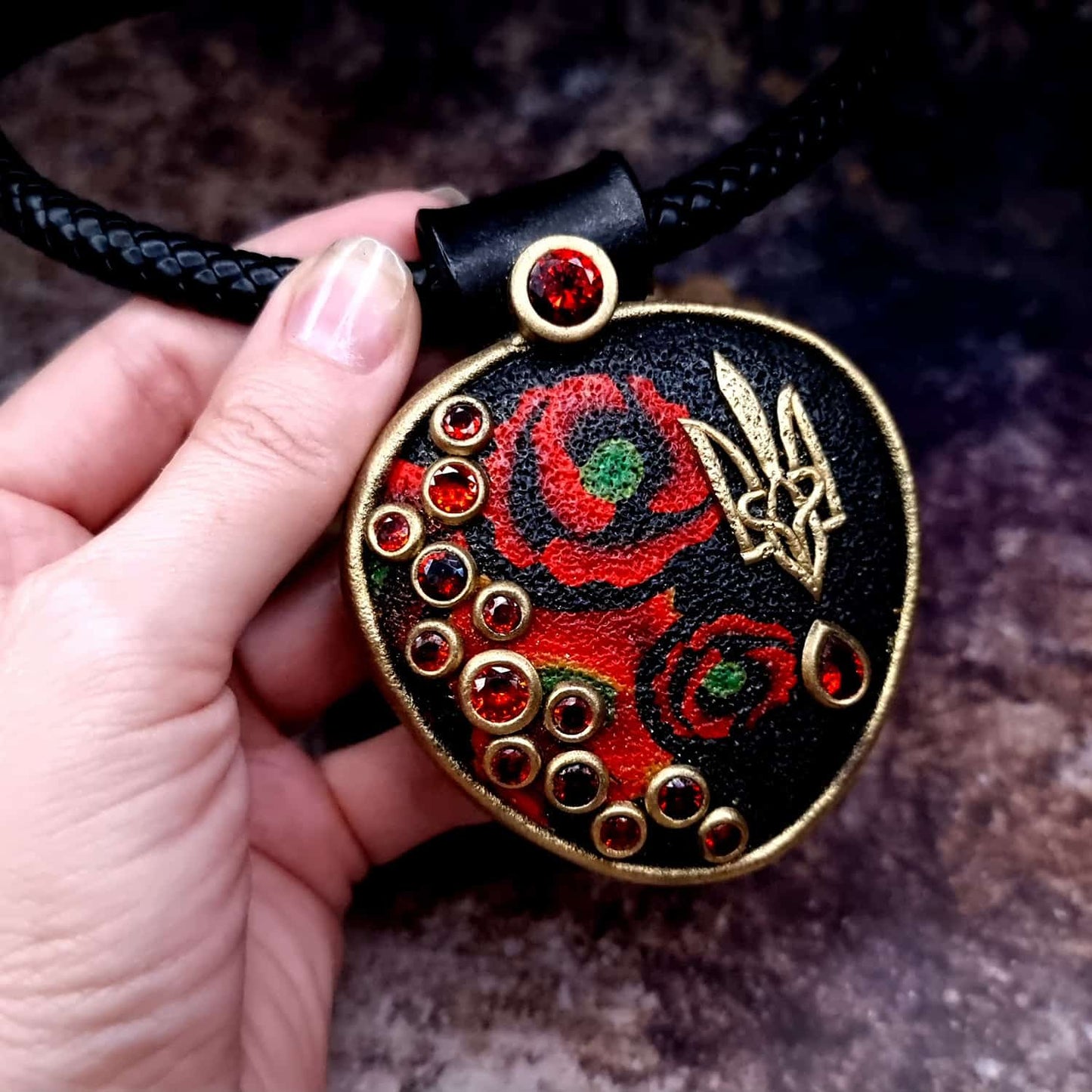 Ukrainian Symbols - Pendant Pendant SweetyBijou Jewelry   