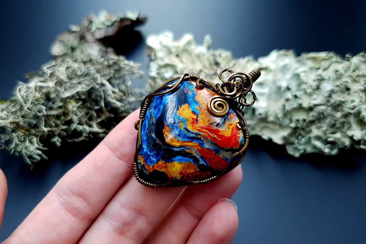 Polymer clay Pendant #6 Pendant SweetyBijou Jewelry   